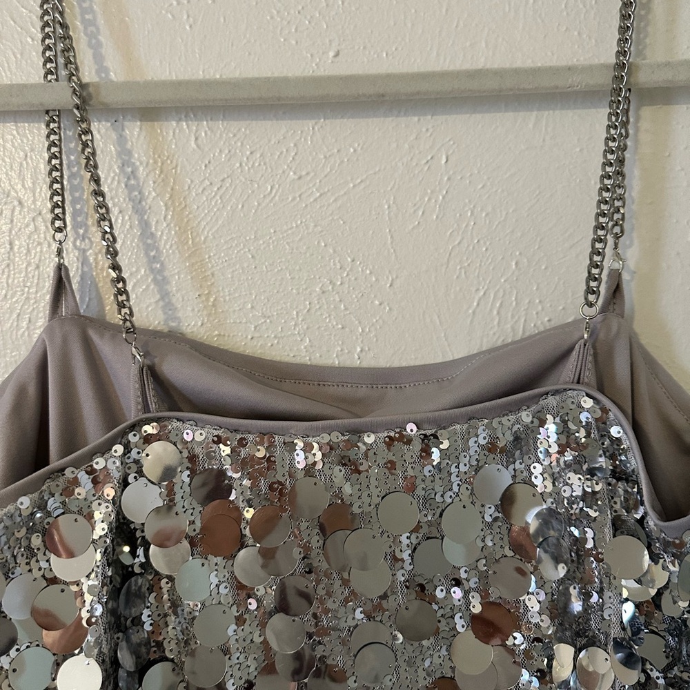 Silver Sequin Dress​​​​ - Picture 6 of 6